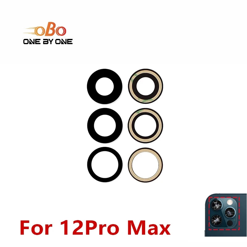 Back Rear Camera Lens Glass For iPhone 7 8 X XR XS 11 12 PLUS PRO MAX MINI Lens Glass with Pre-installed Adhesive Replacement