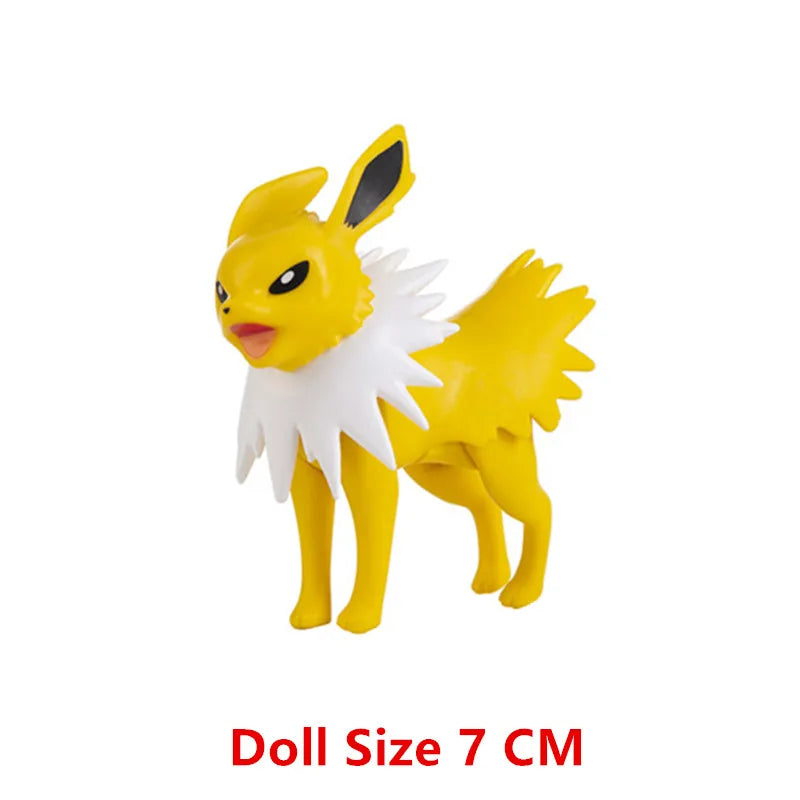 Pokemon Anime Figure Pikachu Eevee Charizard Mewtwo Cartoons Figure Collection Model Pocket Monster Action Toys Birthday Gift