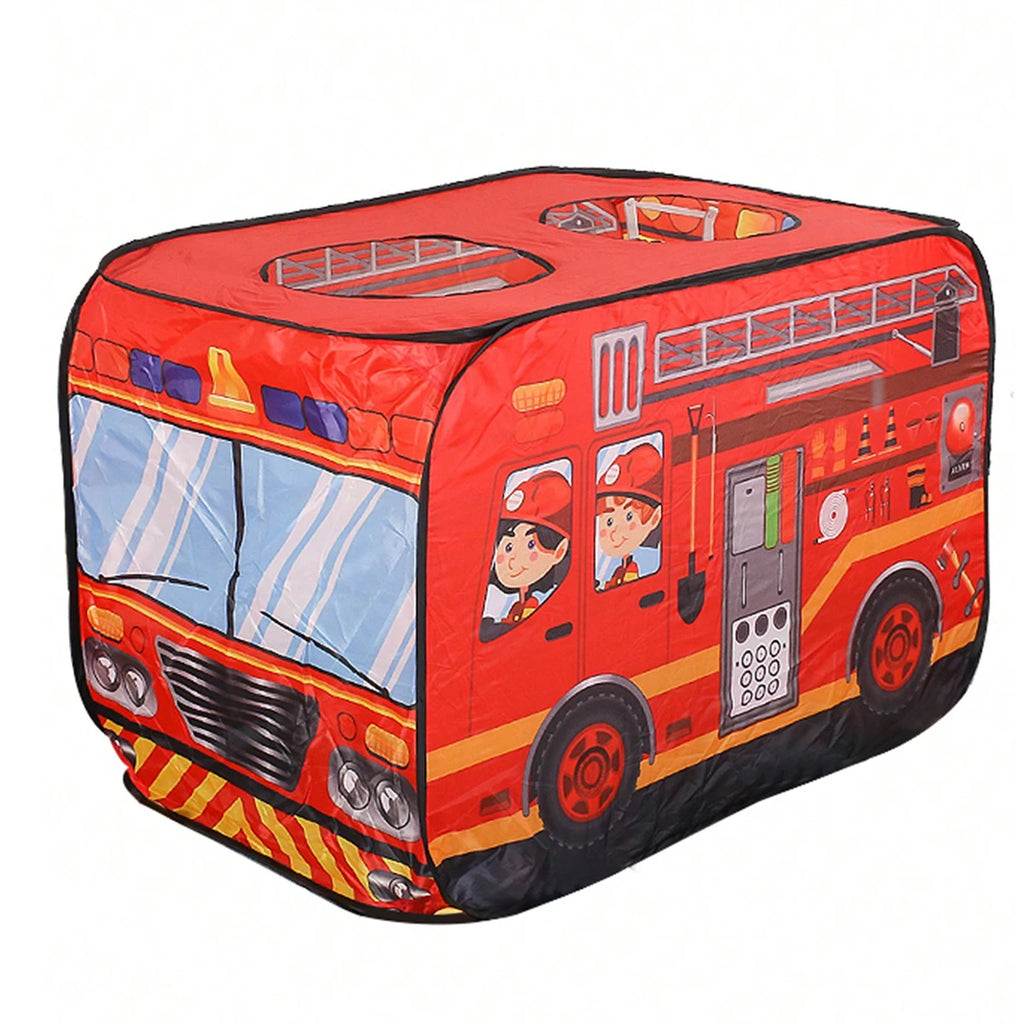 Foldable Kids Indoor Outdoor Tent Game House Car Shaped House Hiding House with Opening Shooting Game for Kids Boys Girls Girft