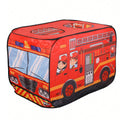 Foldable Kids Indoor Outdoor Tent Game House Car Shaped House Hiding House with Opening Shooting Game for Kids Boys Girls Girft