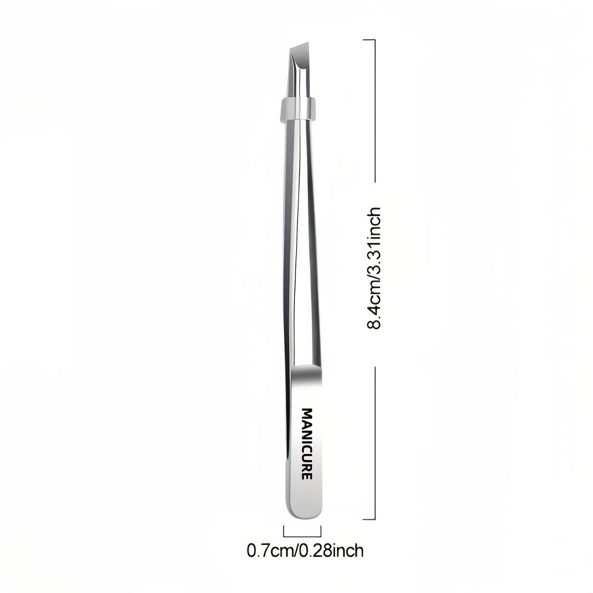 Stainless Steel Tweezers Tool Suitable for Eyebrow Eyelash Application Beard & Mustache Trimming False Eyebrow Applicator Gifts