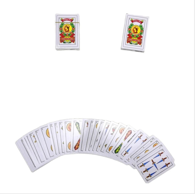 Fun Spanish Poker Game Card Paper Material 50 Cards Spanish Playing Cards Deck Family Party Board Game Magic Card For Party Play