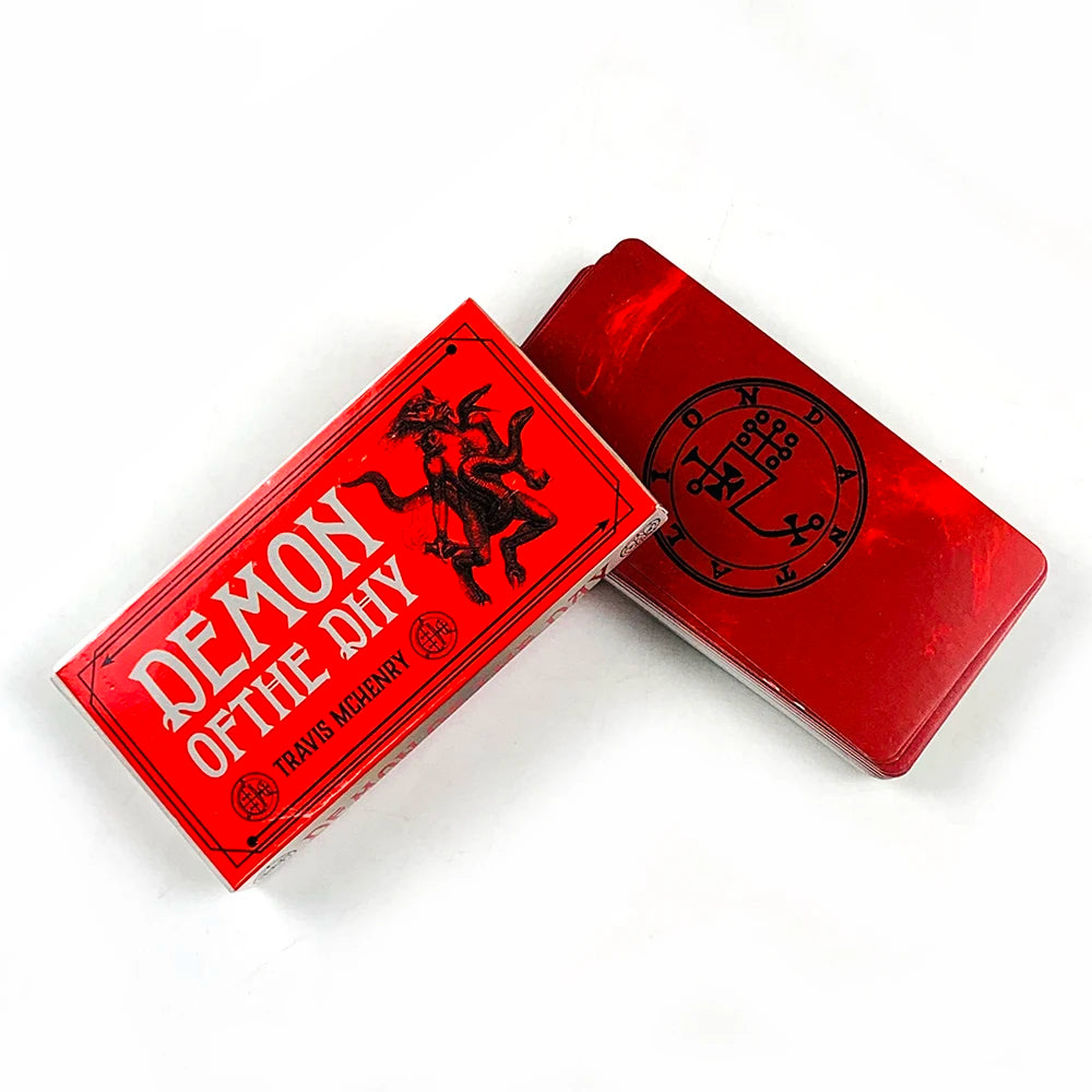 1pc Demon Of The Day Cards A 40pcs Deck English Divination Edition Deck Board Game Oracle Cards Meditation & Party Games