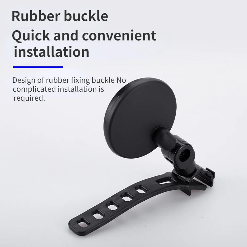 2PCS Bicycle Rearview Mirror 360 Degree Adjustable Rotatable Universal MTB Bike Handlebar Rear View Mirrors Cycling Accessories