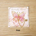 Mini Cute Butterfly Metal Bookmark With Chain And Gold Foil Design, Butterfly Book Page Holder, Vintage Bookmark To Aid Reading