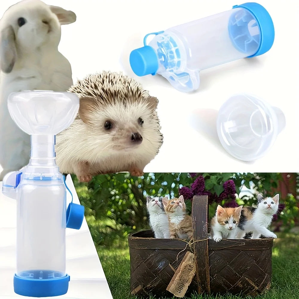 Adjustable Pet Nebulizer Mask, Large-Capacity Aerosol Spacer, Respiratory Care for Pets