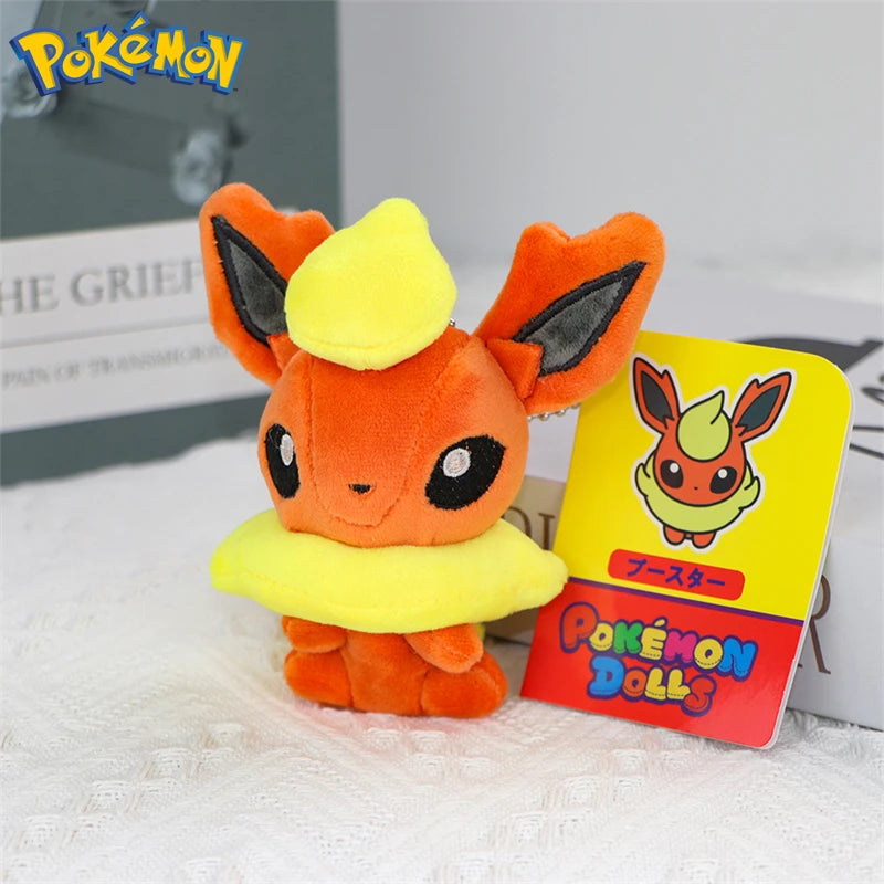 Pokemon Eevee Umbreon Sylveon Espeon Vaporeon Plush Toys Keychain Gengar Duskull Haunter Flareon Stuffed Peluche Doll Gifts Kids