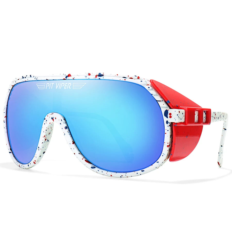 Men Women Cool Pilot Shades Brand Cycling Sunglasses Vintage Punk Style UV400 Sport MTB Bicycle Goggle Without Case