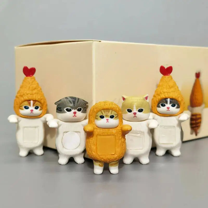 New Products In Stock Mofusand Doll Cat Fruit Blind Box Handmade Female Healing Series Desktop Ornament Surprise Birthday