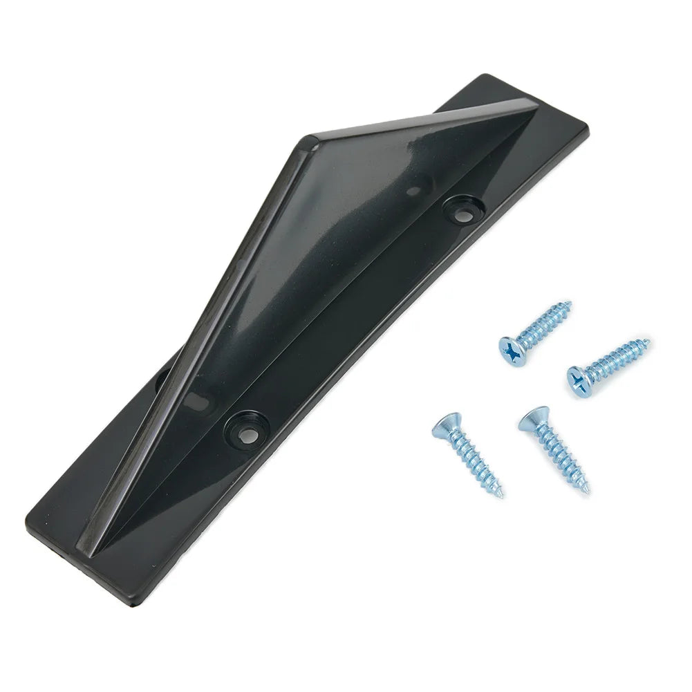 4pcs Car Rear Bumper Lip Diffuser Splitter Spoiler Scratch Protector Fin Trim Caps Universal Exterior Accessory For 300