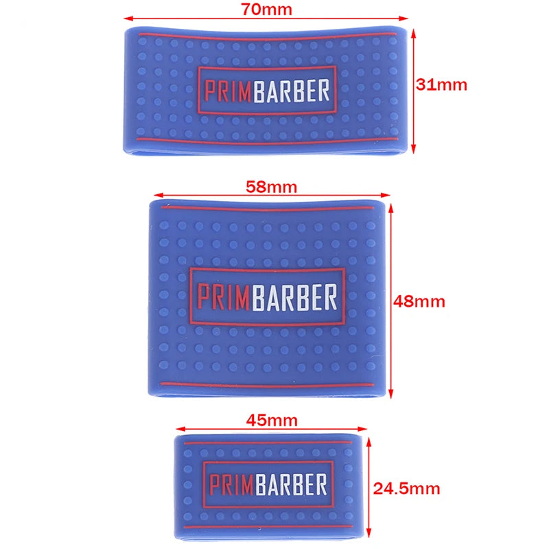 New 3Pcs Professional Barber Clipper Grip Non Slip Barber Clipper Bands Resistance Barber Sleeve Barber Hair Clipper Holder Tool