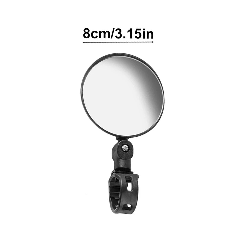 DOMEN Bicycle Rearview Wide Angle Mirror Cycling 360° Adjustable Rotate Road Bike Handlebar Rear View Mirrors Bike Accessories