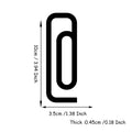 4 Inch 100mm Self Adhesive Big Modern Door Number for Exterior House Apartment Plaque Mailbox Address Digits Sticker Sign Black