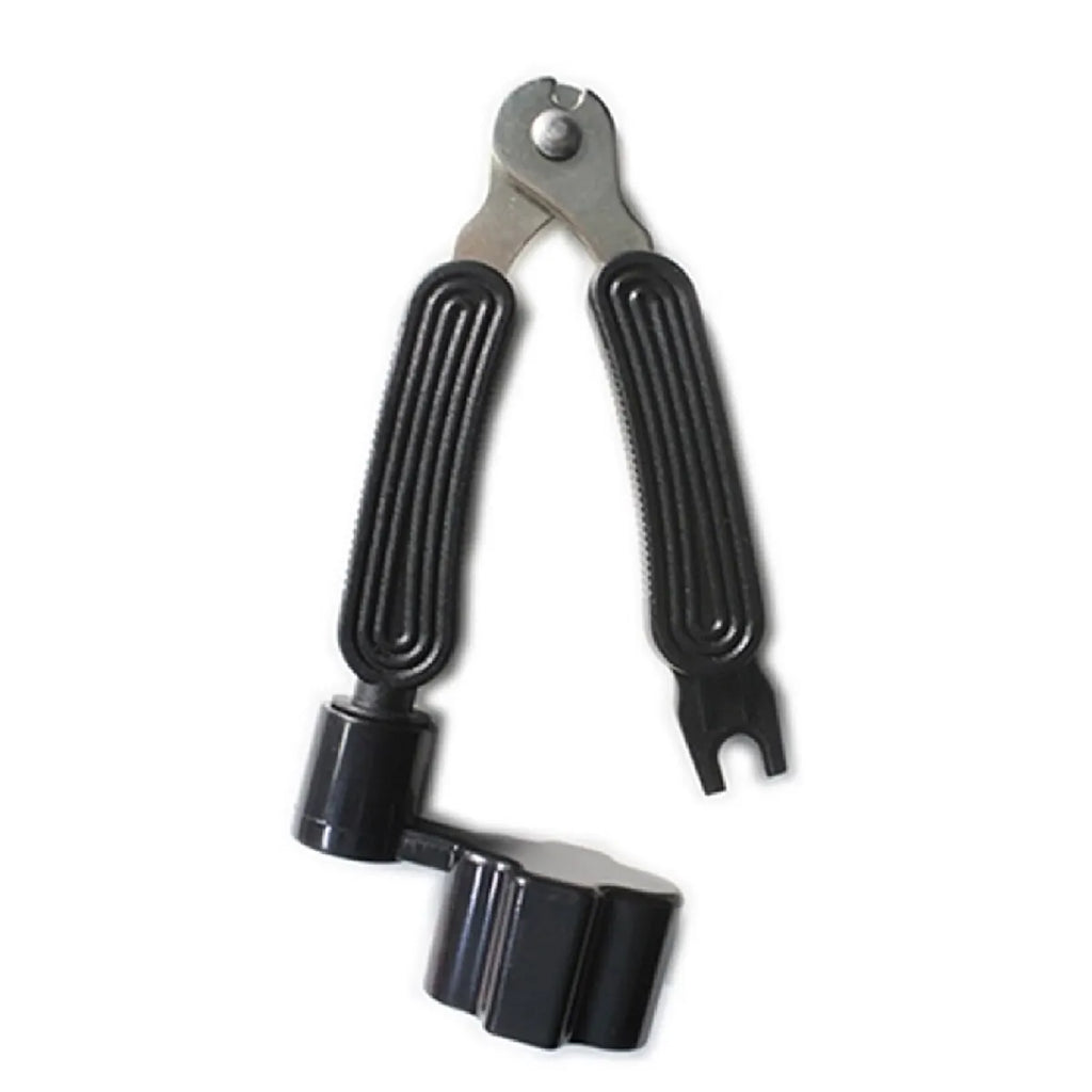 Guitar String Winder String Cutter Bridge Pin Puller 3 IN 1String Peg Winder Guitar Repair Tool Black