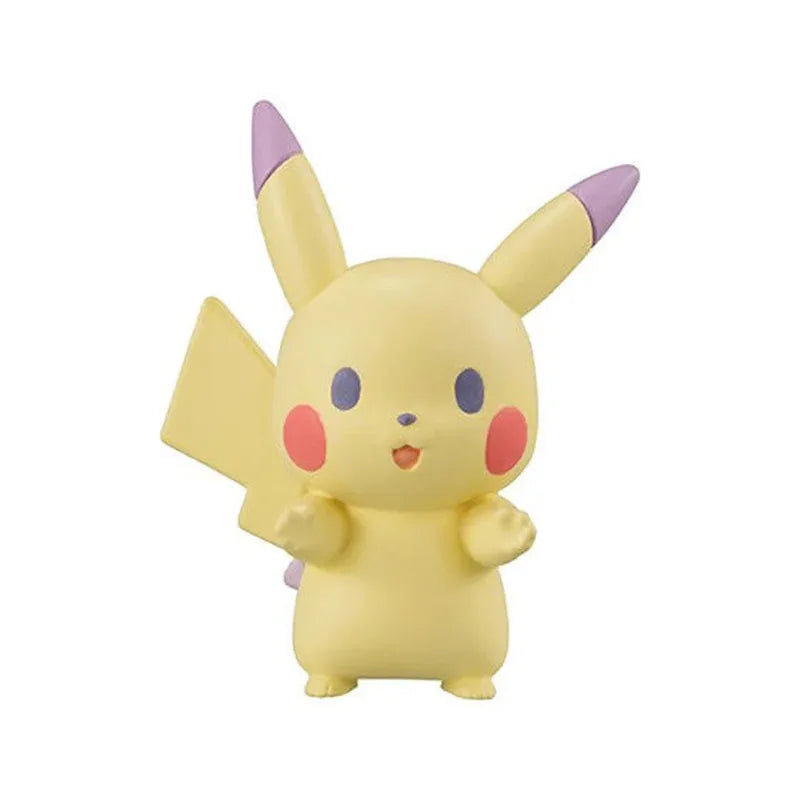 5Pcs Pokemon Pikachu Anime Action Figures 3CM Ornaments Collection Dolls Model Kawaii Charmander Squirtle Toys For Children Gift