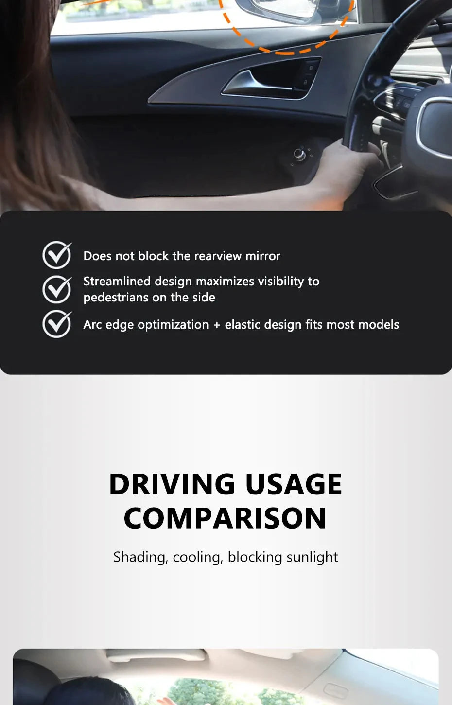 Summer Electrostatic Sun Visor for Car Side Window 4-Layer Sun Shade Curtains Anti-Glare UV-Blocker Auto Sun Protection Cover