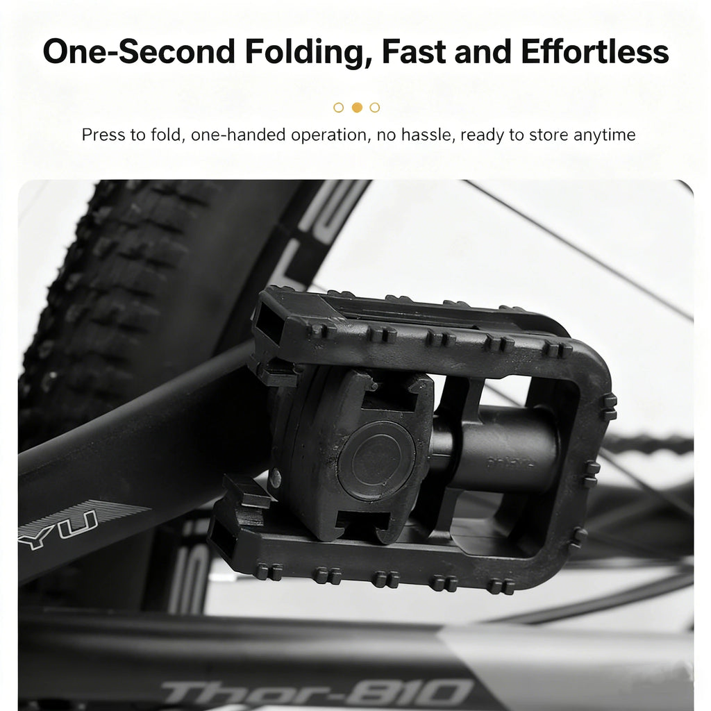 Bicycle Platform Pedals Non-slip Bicycle Pedal Footboard with Reflector Riding Accessories for Folding Bike Electric Vehicle