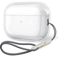 Clear Soft TPU Earphone Case with Lanyard Strap for Airpods Pro 2 3 2nd Generation Air Pods 4 3 1 3rd 2024 Gen Cover Accessories