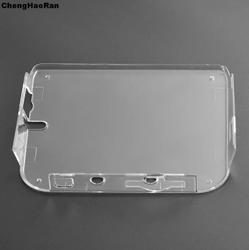 1piece Clear Crystal Protective Case Cover Hard Shell Skin for 2DS + Anti Dust Film For 2DS Screen protector