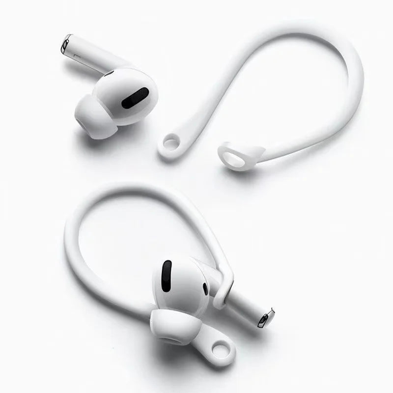 Anti-lost Silicone Ear Hook for Apple AirPods 1 2 3 4 Pro Sport Headphone Anti-drop Earhook Holder Eartips For Air Pods 1 2 3