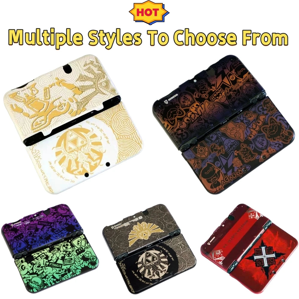 Cool Protective Case For NEW 3DSXL Hard Shell For NEW 3DSLL Split Type Full Protect Shell Scratch-Resistant