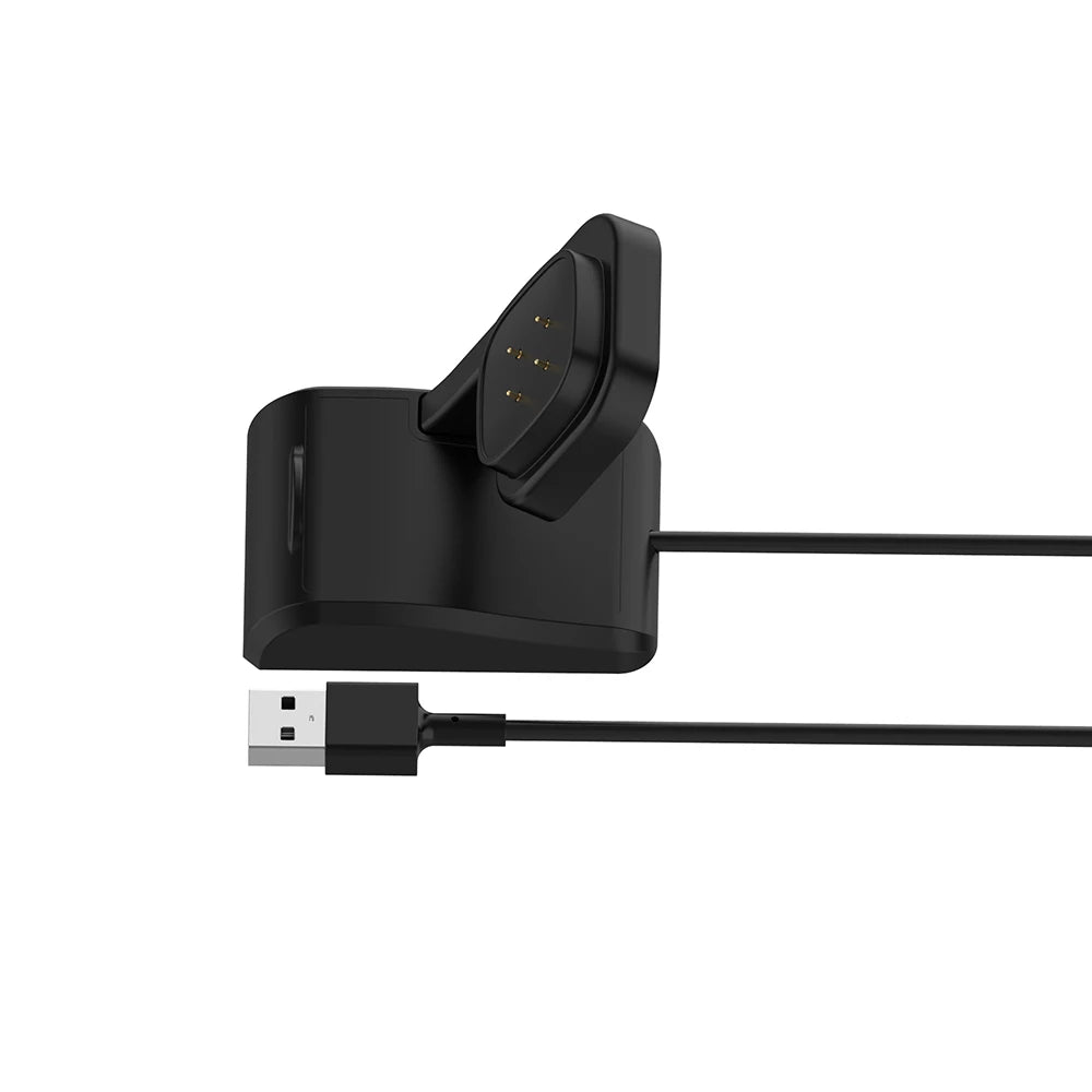 Charger Dock for Fitbit Sense/Sense 2/Versa 4/Versa 3 Stand Charging Cable Station Base Cradle with USB Cord Replacement
