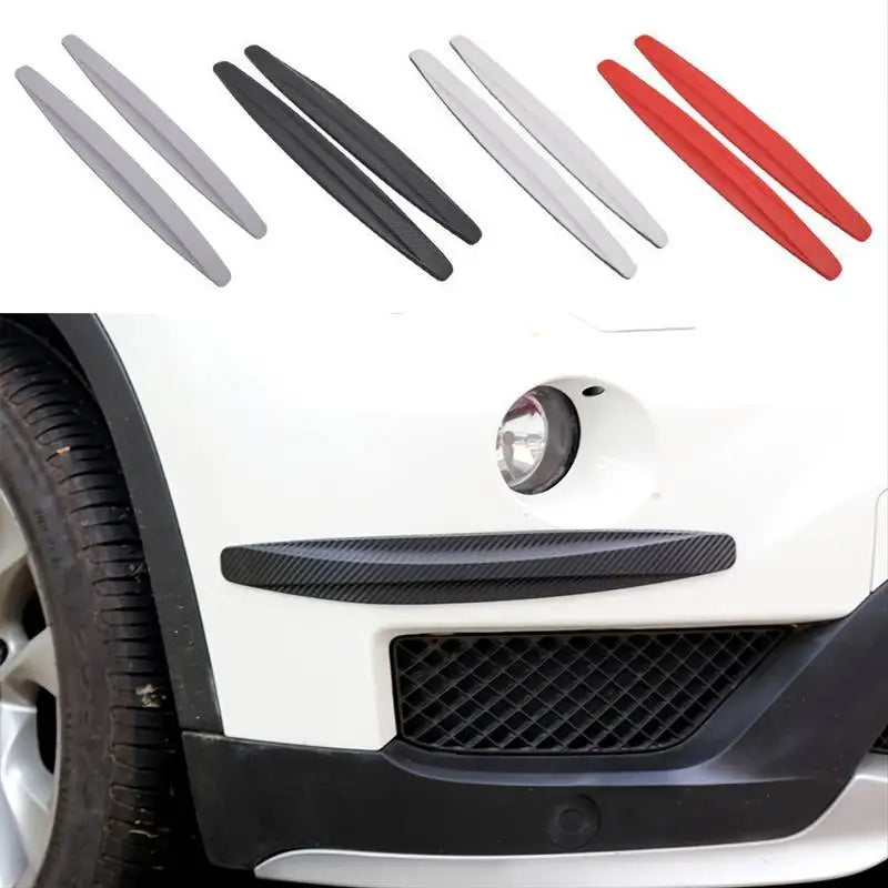 6/4 Piece Universal Front Rear Bumper Corner Protector Guard Car Anti-collision Protection Decoration Strip Car Accessories New