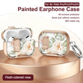 Flower Transparent Case For AirPods Pro 2 3 4 4th TPU Cover Anti-fall Headphone Coque For AirPods Pro 2 2nd Pro2 Cases With Hook