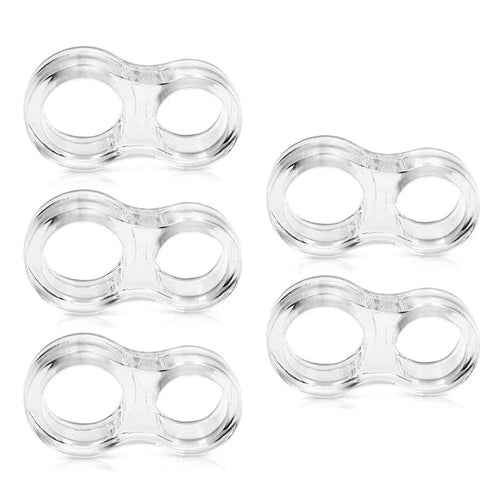 1-20pcs PVC Transparent Door Stopper Anti-Collision Door Handle Shockproof Pad Walls Furniture Protective Door Stops