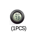 Round Digital LCD Thermometer For Car Indoor Room Cigar Wine Cabinet Digital Temperature Humidity Meter Pet  Acrylic Box