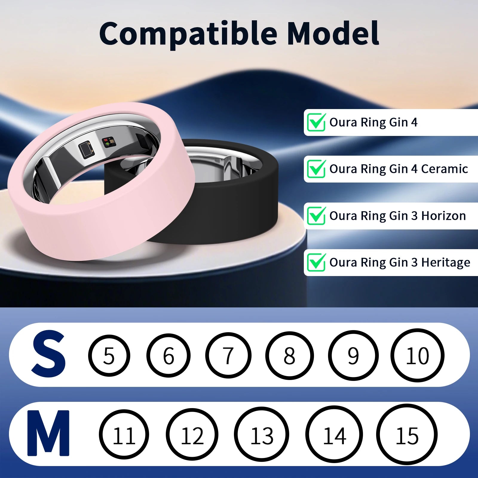 Silicone Ring Protective Case For Oura Gen 4/3 Rings Cover Working Out Accessories Men Women Silicone Case Finger Wrapper