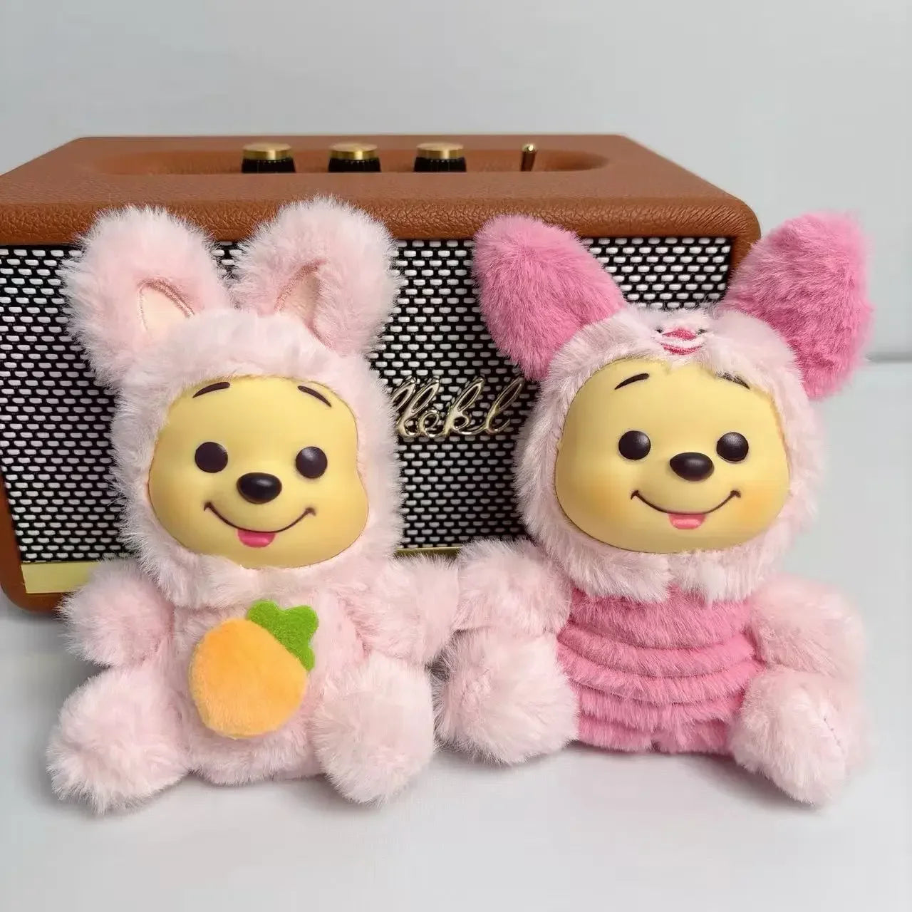 Disney Winnie the Pooh Bear Tiger Pig  Happy Times Series Blind Box Toy Vinyl plush toys Decor Doll Kid Birthday Xmas Gift