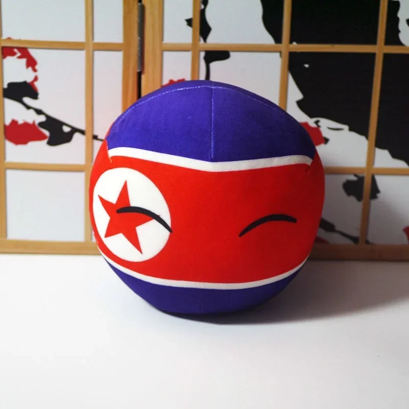 10cm Cute Countryball Polandball Plush Stuffed Dolls Anime Short  Toys Mini Pillow Bag Key Ring Pendant Cosplay Gifts