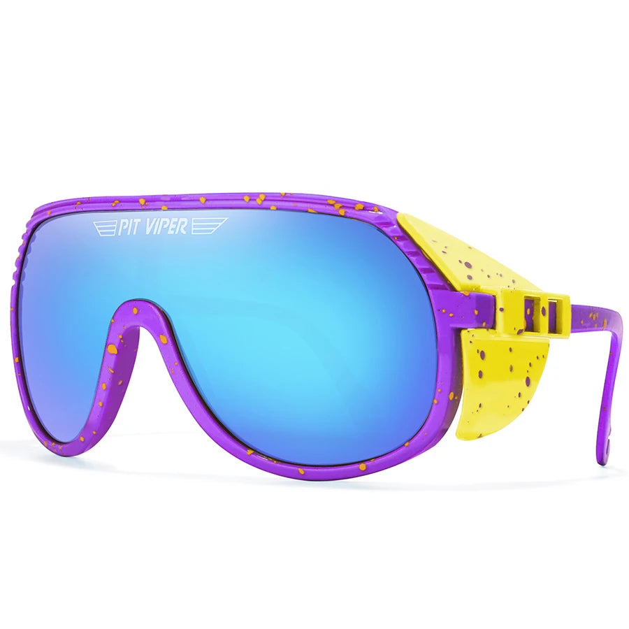 Men Women Cool Pilot Shades Brand Cycling Sunglasses Vintage Punk Style UV400 Sport MTB Bicycle Goggle Without Case