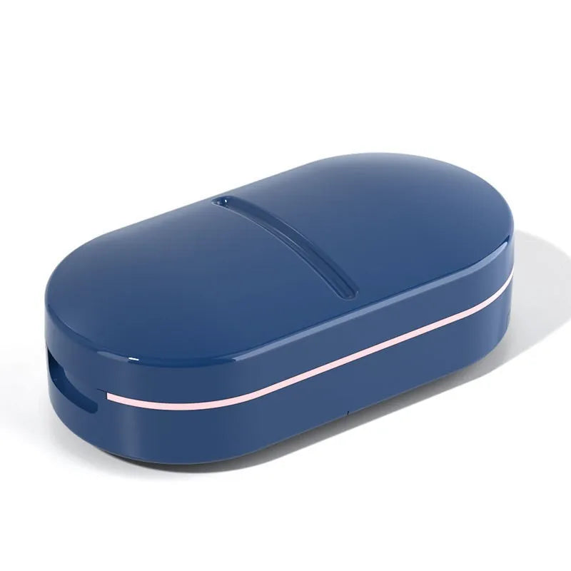 10 Compartments Travel Pill Organizer Pocket Portable Pill Storage Box Case Daily Pill Container or Purse Fish Oil Medicine