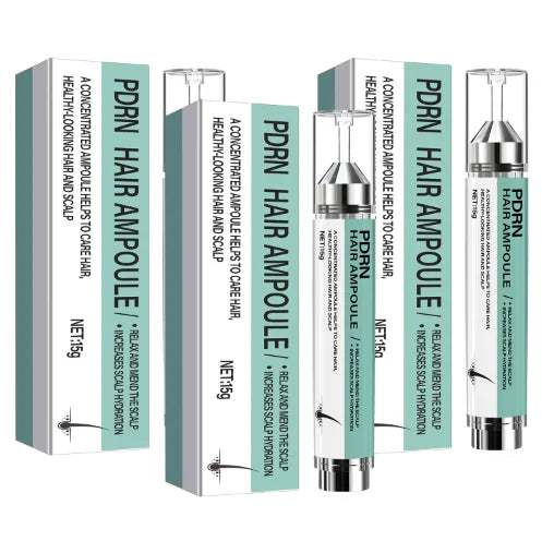 Hair Ampoule with Keratin & Biotin, Deeply Moisturizes & Repairs Hair, Increases Scalp Hydration for Healthy-Looking Hair.