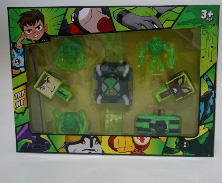 Ben10 Omniverse Action Figures Omnitrix Ben Tennyson Projection Watch Sound Light Doll Model Collect Ornaments Gifts Toy