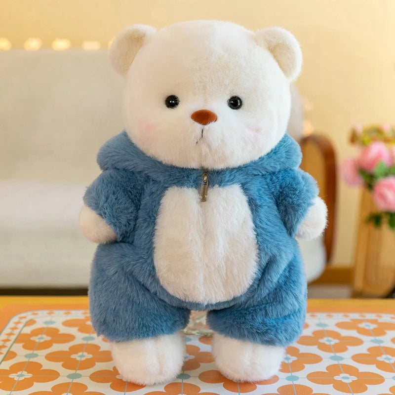 Kawaii Giant Bear Cosplay Panda Doll Creative Plush Toy Cartoon Zoo Animal Plushie Throw Pillow Birthday Xmas Gift Home Decor