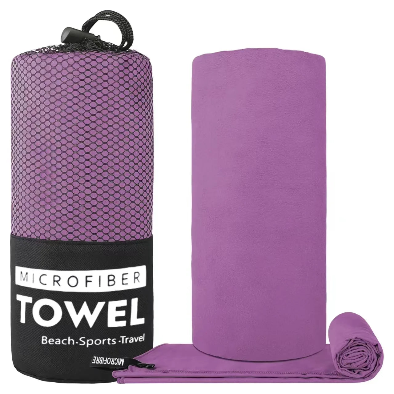 1 Pcs Microfiber Towel Sports Quick-Drying Super Absorbent Camping Towel Super Soft Lightweight Gym Swimming Yoga Beach Towel