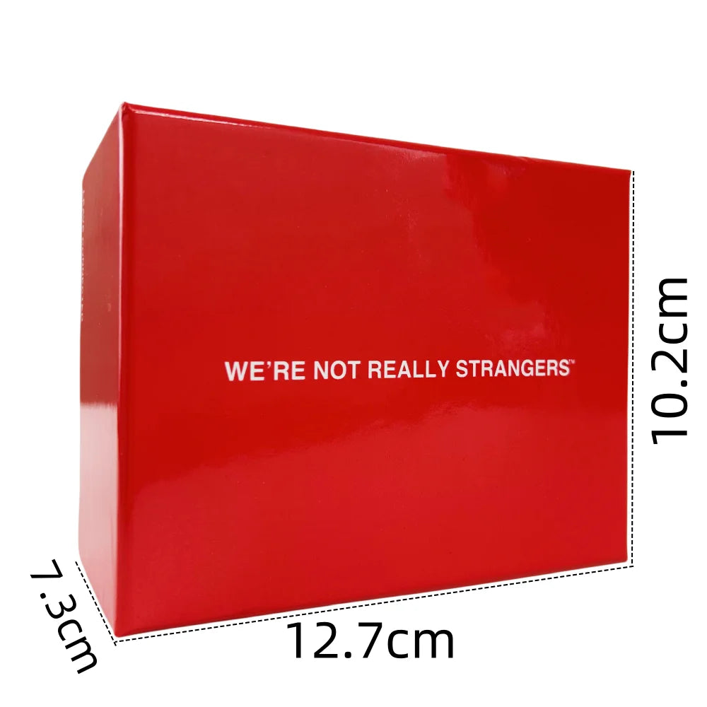 WE'RE NOT REALLY STRANGERS - an Interactive Adult Card Game Family Couples Friendship Edition - A Best Friend Wildcards