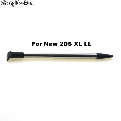 1PC Black Metal Telescopic Stylus Plastic Stylus Touch Screen Pen for 2DS 3DS New 2DS LL XL New 3DS XL For NDSL NDSi NDS