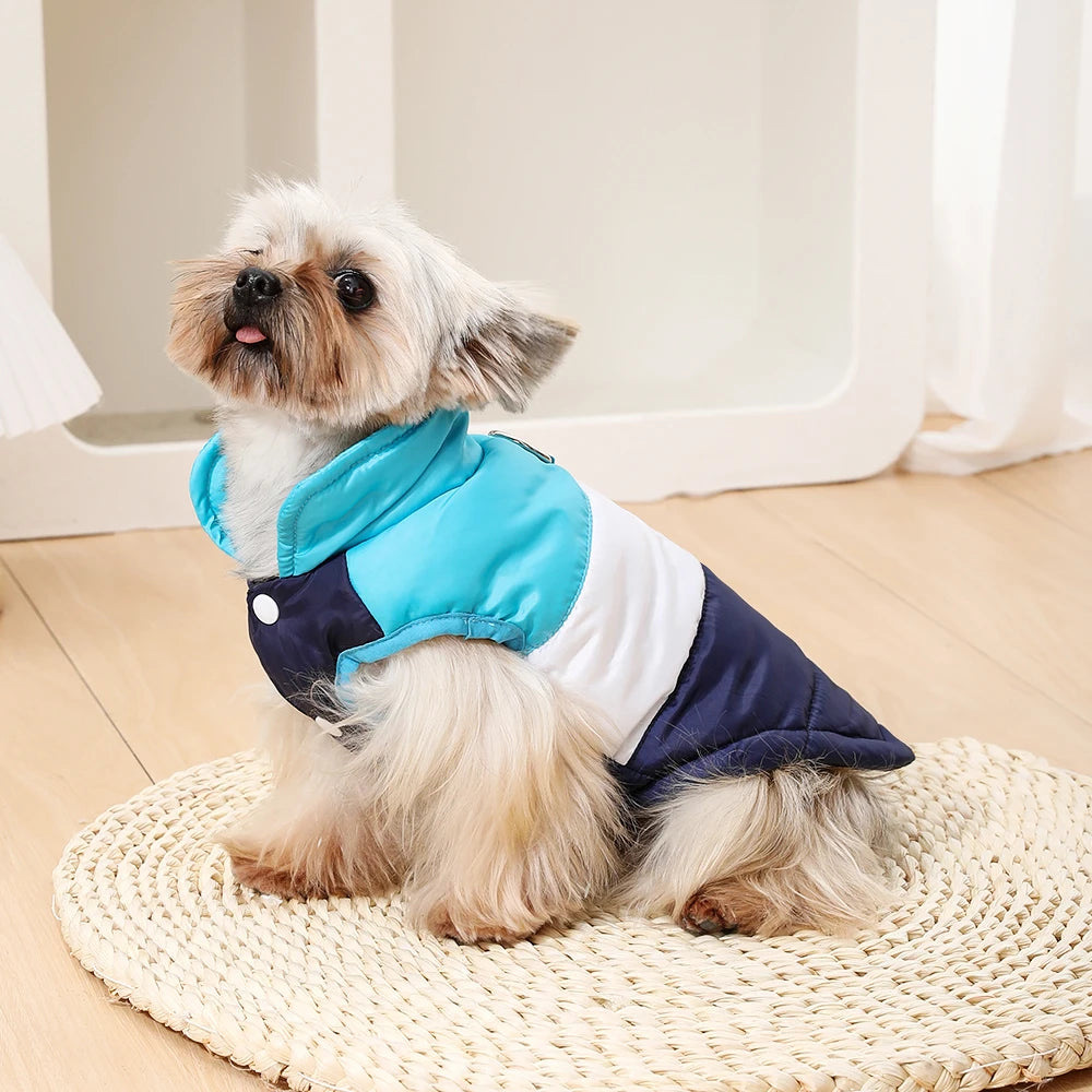 Pet Dog Hiking Jacket With R-ing Warm Dog Clothes Windproof Outdoor Camping CoatFor Small Dog Coat Chihuahua Yorkshire Outfits