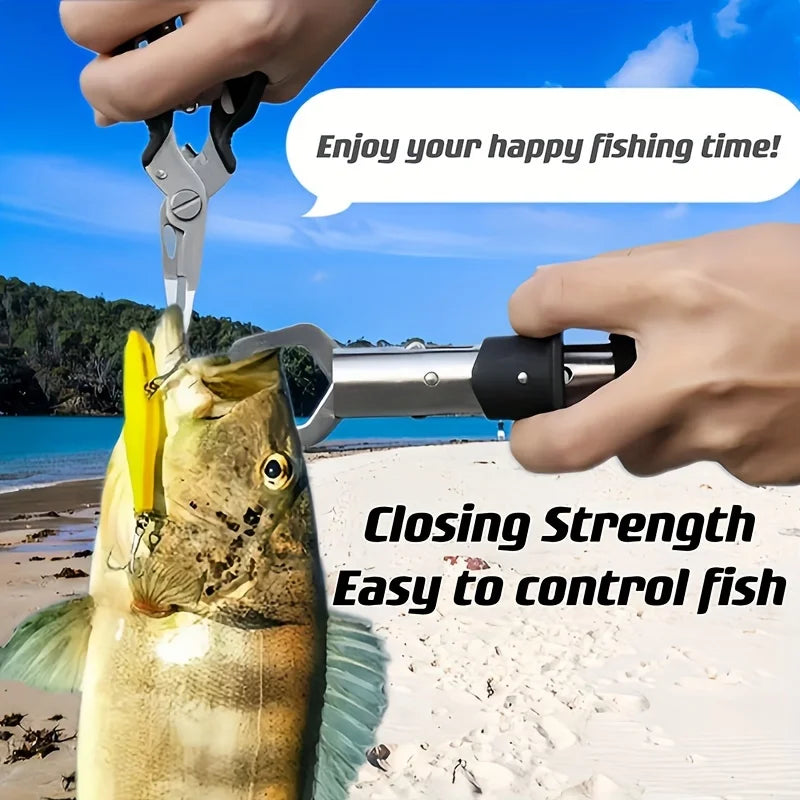Lure pliers fish controller set, made of stainless steel with reliable quality, Fishing Pliers, Fish Lip Gripper or Fish Scale C
