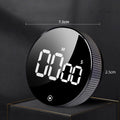 DINRGO Magnetic Kitchen Timer Digital Timer Manual Countdown Rotary Timer Mechanical Cooking Timer Cooking Shower Stopwatch