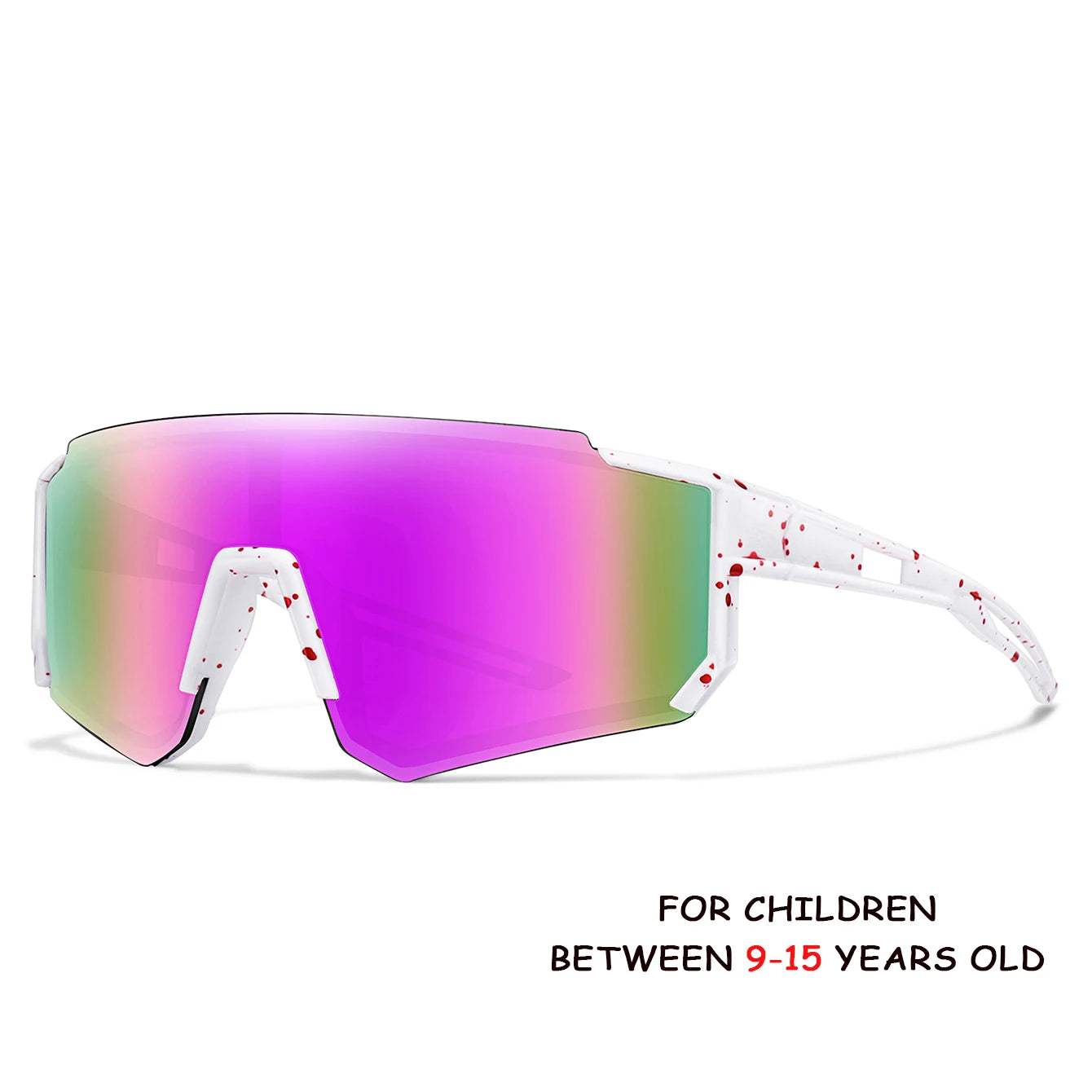 Age 9-15 Youth Cycling Glasses Teenagers Sunglasses Mtb Bike Bicycle Baseball Goggles Children Outdoor Sport Boys Girls UV400