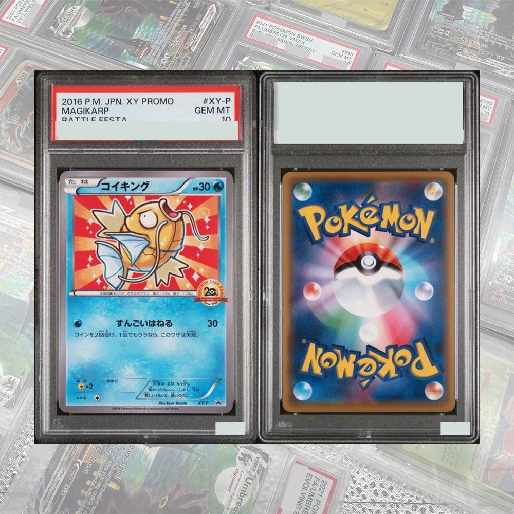 DIY Proxy PTCG Graded Collection Card SV4a JP Mew Ex Charizard Ex Special Art Rare GEM MT 10 Card Holographic Labels Child Gift