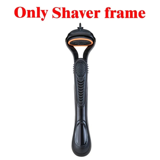 4/12/24 Pcs 5-layer Men's Razor Fusion Pro Power Shaving Shaver Male Face Beard Hair Trimmer 5 Layer Blades Replacement Refills