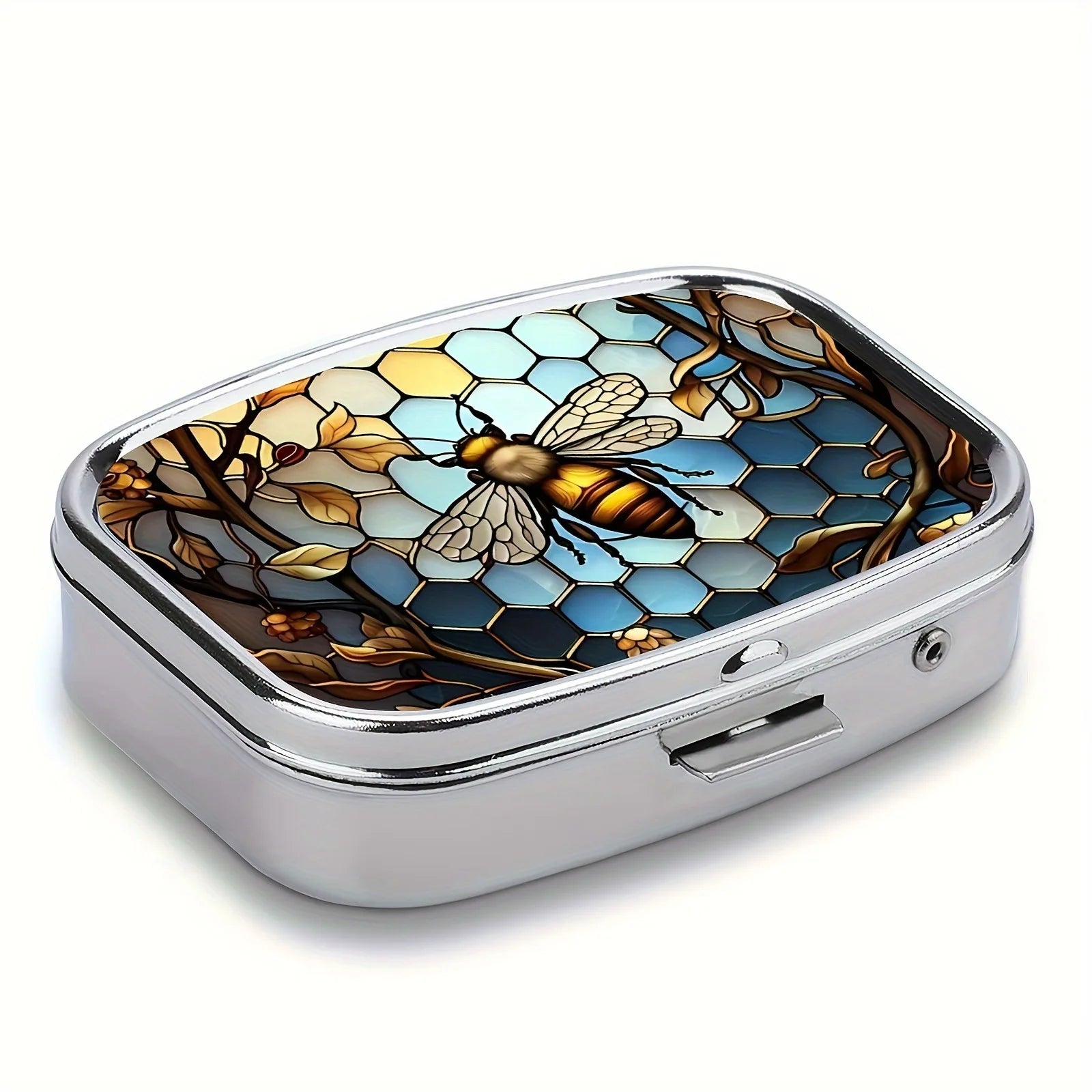 Travel Cases Lovely Colored Medicine Metal Jwelery Organizers Household Holder Iron Cabinet Small pill container  medicine box