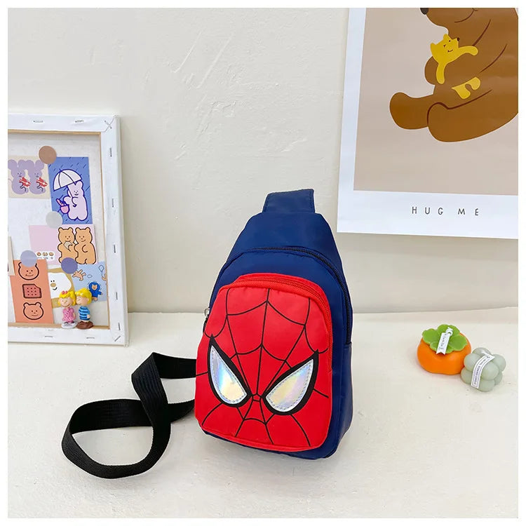 Marvel New Children's Shoulder Backpack Spiderman Pattern Large Capacity Bag Casual Student Boys Girls Bag