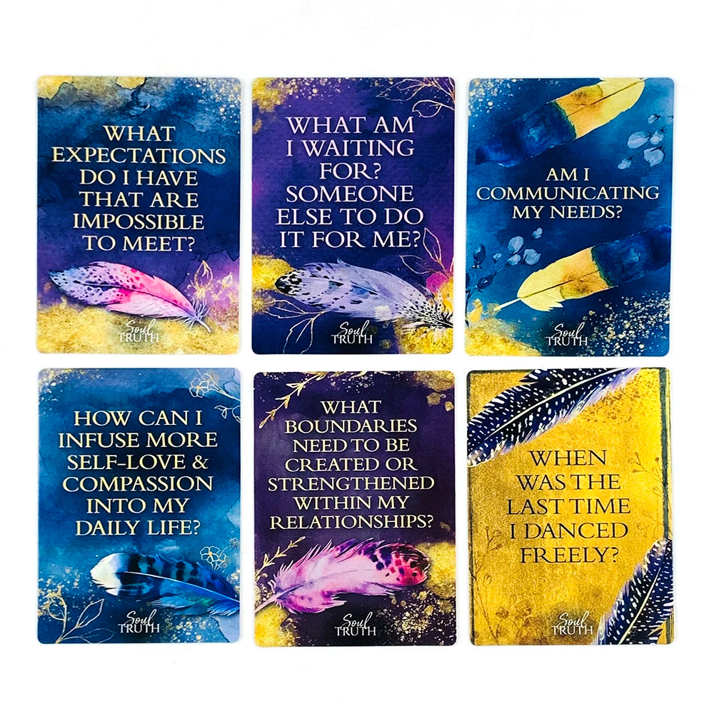 NEW Soul Truth Self-Awareness Oracle Cards Deck Daily Questions That Will Transform Your Life Tarot Oracle Cards Best Gifts